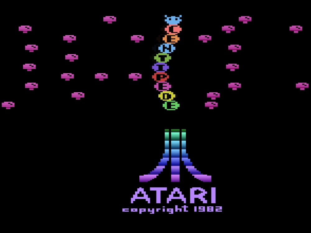 Title Screen of Centipede for Atari 2600
